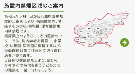 施設内禁煙区域のご案内